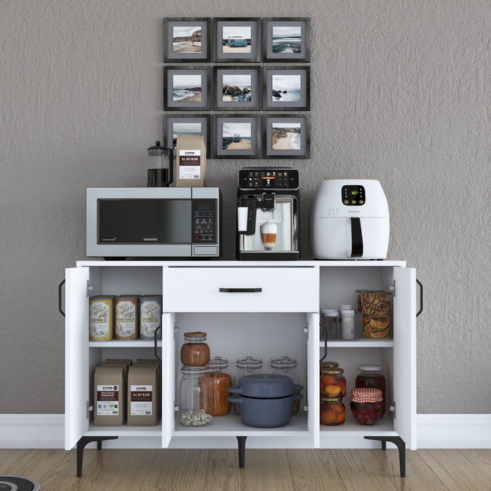 Hanah Home Gabinete Multipropósito Blanco JE136 - 3144 Hanah Home Gabinete Multipropósito Blanco JE136 - 3144